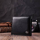 Чоловіче шкіряне портмоне із затискачем ST Leather 22485 Чорний, фото 9