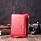 Гаманець для жінок яскравого кольору з натуральної шкіри ST Leather 22552 Червоний, фото 9