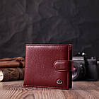 Практичний жіночий гаманець з натуральної шкіри ST Leather 22554 Бордовий, фото 10