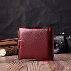 Практичний жіночий гаманець з натуральної шкіри ST Leather 22554 Бордовий, фото 11