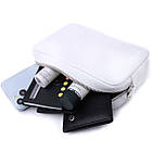 Універсальна класична сумка крос-боді з натуральної шкіри Shvigel 22840 Біла, фото 8