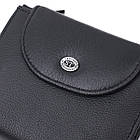 Зручний жіночий гаманець із монетницею із натуральної шкіри ST Leather 22711 Чорний, фото 6