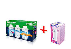 Змінний модуль Аквафор В8 ( картридж В100-8 комплект 3 шт. + A 5mg)