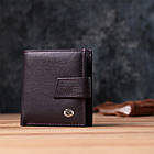 Компактний жіночий гаманець із натуральної шкіри ST Leather 22855 Коричневий, фото 10