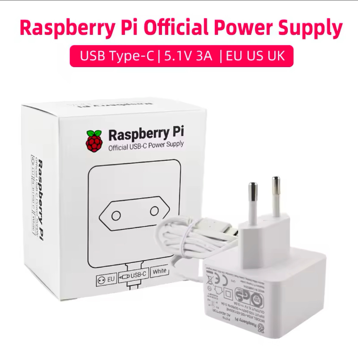 Офіційний блок живлення Raspberry Pi 4 Model B