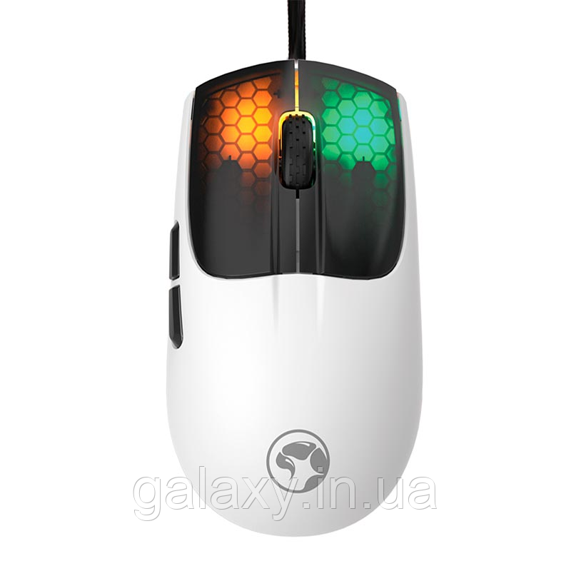 Миша ігрова MARVO дротова для ПК ноутбука з підсвічуванням RGB Gaming M727 White, фото 1