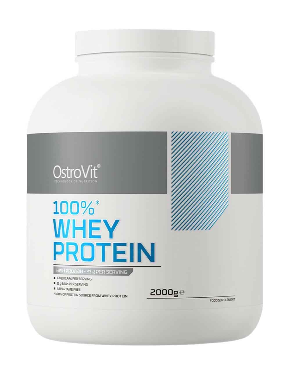 Протеїн сироватковий Ostrovit Whey Protein 100% 2000 г Польща смак