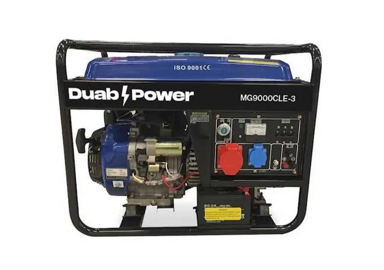 Трифазний бензиновий генератор Duab-Power MG9000CLE-3
