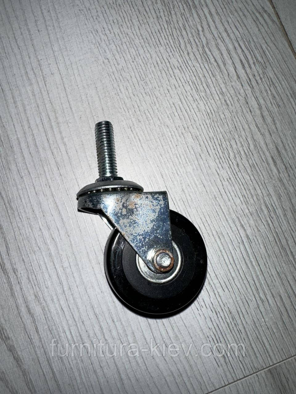 Колесо на підшипнику Різьба М10 ( іржава), фото 1