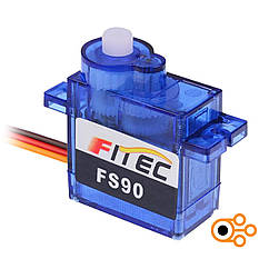 Сервопривід Feetech FS90 (Кут 180°)