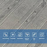 Самоклеюча декоративна 3D панель 700x700x4мм Графітове дерево (079) SW-00000558, фото 4