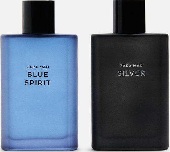 ZARA Man Silver / Man Blue Spirit set 90ml +90ml набір   (оригінал оригінал Іспанія), фото 1