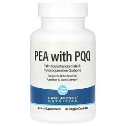 Активне довголіття Lake Avenue Nutrition PEA with PQQ (30 капсул.)