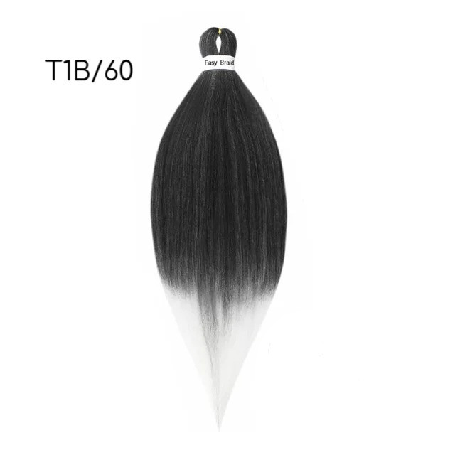Канекалон Easy Braid T1B/Silver омбре чорний пепелястий