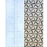 Самоклеюча плівка 3D 0,45х10м х 0,07мм Бежеві трикутники SW-00001235, фото 4