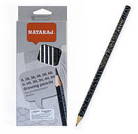 Карандаши чернографитные NATARAJ drawing pencils artist разной твердости