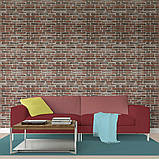 Самоклеюча 3D панель 3080x700x3мм Червона Катеринославська Цегла SW-00001761, фото 7