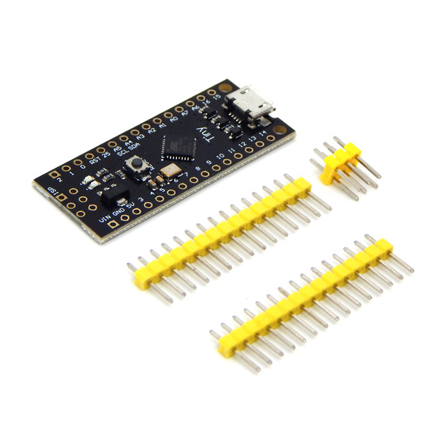Компактний мікроконтролер Tiny з GPIO і micro-USB для DIY-проектів, плата Tiny для Arduino та автоматизації Компактний мікроконтролер Tiny з GPIO і micro-USB для DIY-проектів, плата Tiny для Arduino та автоматизації