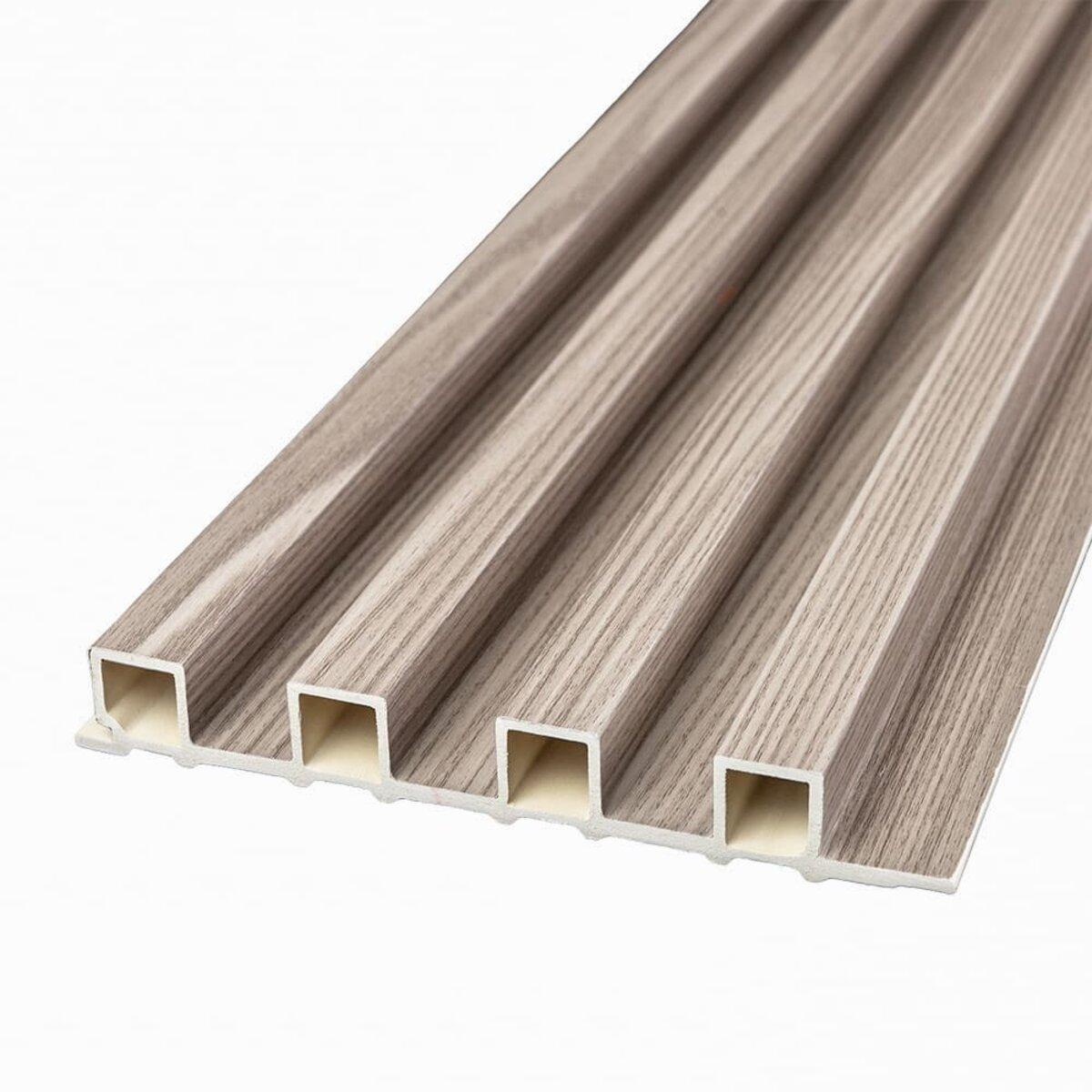 Рейка декоративна WPC стінова 3000х160х23мм Сірий горіх SW-00001856, фото 1