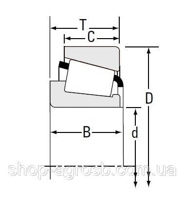 Подшипник ZWZ KLM11949/KLM11910, 6-7804 - фото 1 - id-p452637496