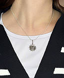 Срібна підвіска "Тризуб" | Символ національної гордості та стилю, фото 7