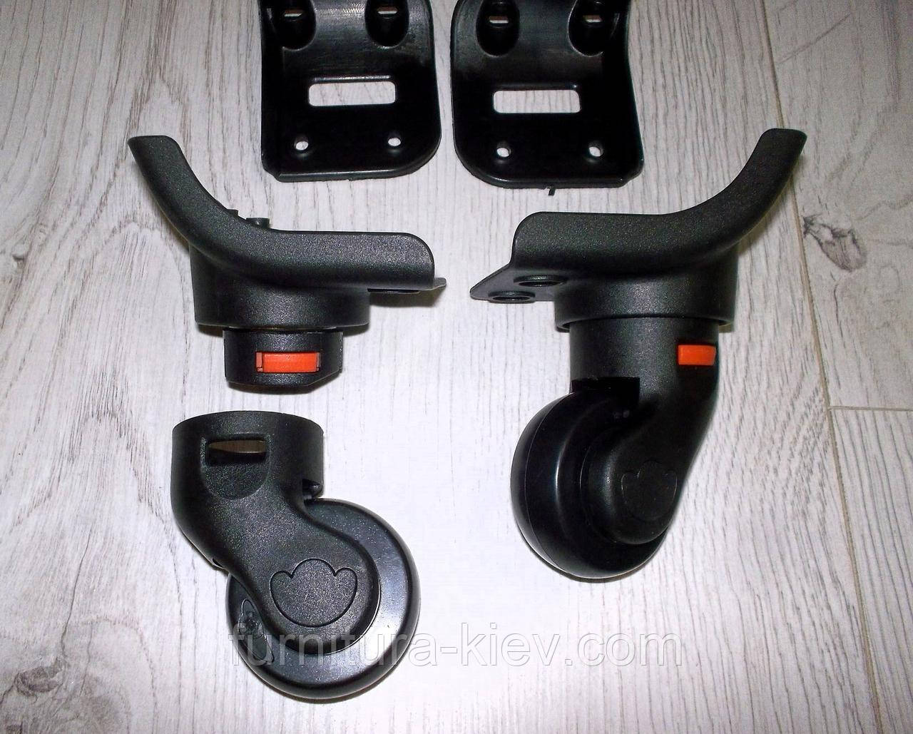 Колеса для валізи поворотні знімні 80 * 64, фото 1