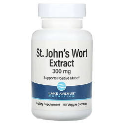 Звіробій Lake Avenue Nutrition St. John's Wort Extract 300 mg (90 капсул.)
