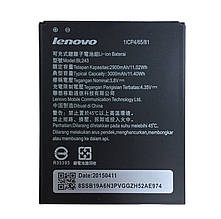 Акумулятор BL243 (АКБ, батарея) Lenovo A5500 (Li-ion 3.8 V 2900mAh)