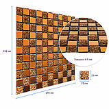 Мозаїка з декоративного скла 298х298х4,5мм Оранж SW-00002360, фото 3
