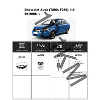 Комплект фільтрів Chevrolet Aveo I 1.6 (2008-) WIX