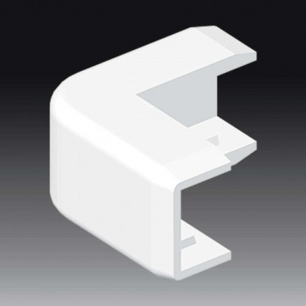 Кут зовнішній до кабельного каналу LH 15х10мм білий, фото 1