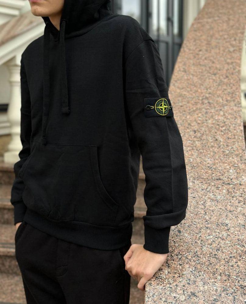 Худі STONE ISLAND Чорний, фото 1