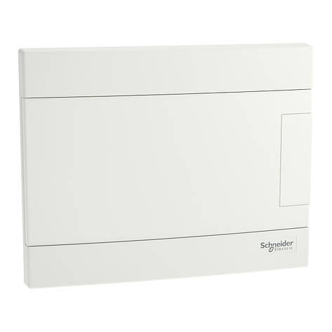 Щит Easy9 EU врізний 1Р 8М білі двері Schneider EZ9EUB108, фото 1