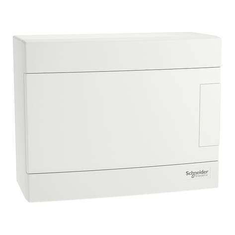 Щит Easy9 EU навісний 1Р 8М білі двері Schneider EZ9EUD108, фото 1