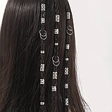 Пірсинг для волосся, афрокос, дред. Набір 80 шт., фото 3