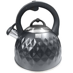 Чайник із нержавіючої сталі зі свистком 3 л Bass Polska BH 98053