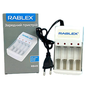 Зарядний пристрій RABLEX RB415 (AА,AAA)