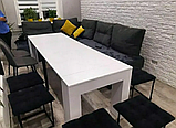 Обідній розсувний стіл для кухні Python ПІТОН 240х90х75 см колір на вибір, фото 9