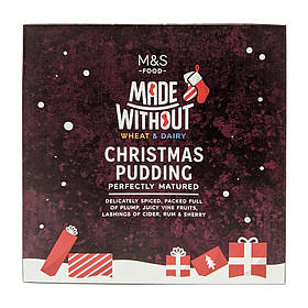 Пудинг M&S Food Made Wheat & Dairy Without Christmas Pudding 400g