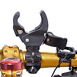Тримач на кермо велосипеда мотоцикла для ліхтаря камери, фото 4