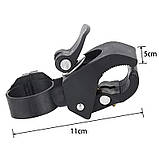 Тримач на кермо велосипеда мотоцикла для ліхтаря камери, фото 7