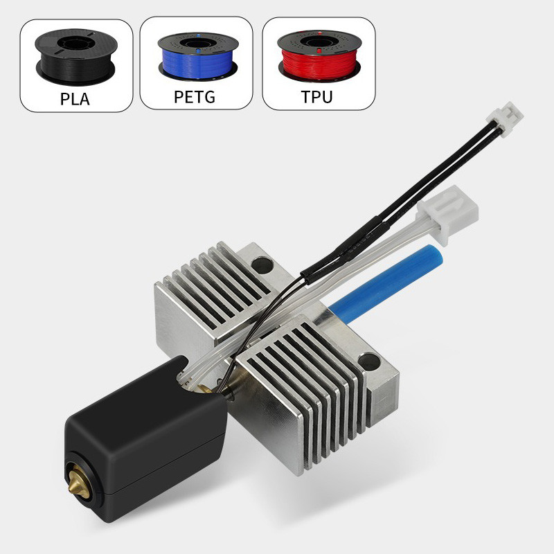 Хотенд у зборі з радіатором (Assembled Extruder Hotend Kit) для 3D-принтера Neptune 4 Plus/ 4 Max, Сопло 0.4мм Латунь