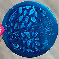 Диск для стемпінгу Born Pretty Пір'я BP-169