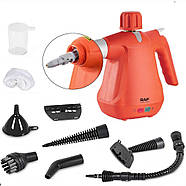 Пароочисник на 1000Вт 350 мл з різними насадками 10 в 1 RAF R.1372, фото 4