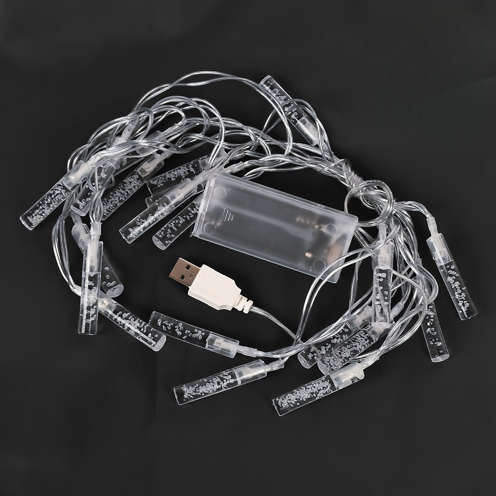 Гірлянда світлодіодна Stenson Firefly 3м/20 LED/біла Прозорий (R95884-W)