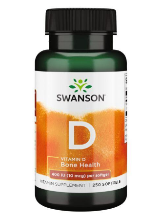 Vitamin D 400 IU (10 mcg) - 250 Sgels