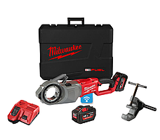 EHA Професійний інструмент різьбонарізний акумуляторний MILWAUKEE, M18 FUEL FPT2-121C, 2'' : з АКБ 18V 2 шт-12Ah, кейс