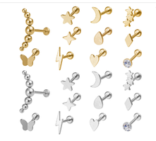 Прикраса для пірсингу язика, губи. Штанга в язик