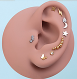 Прикраса для пірсингу язика, губи. Штанга в язик, фото 4