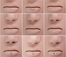 Прикраса для пірсингу язика, губи. Штанга в язик